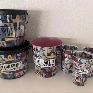 Taylor Swift The Eras Tour Bucket and Cup Set